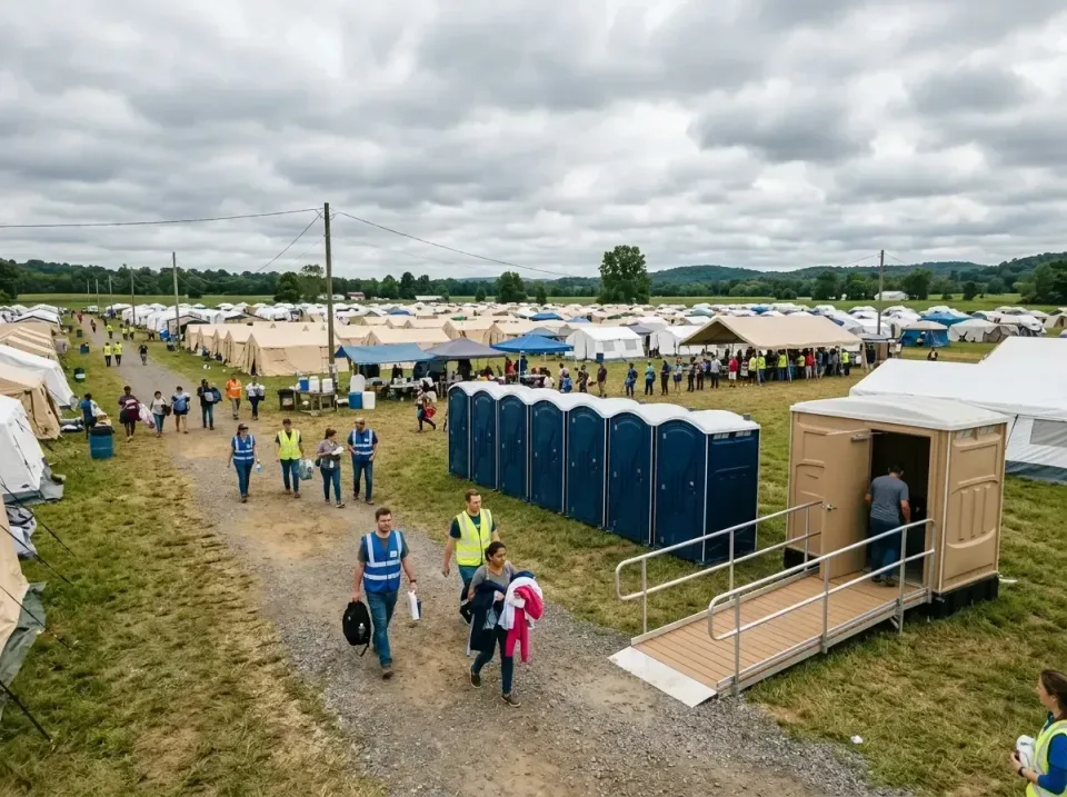 disaster-relief-camp-restrooms-010 — frequently asked questions, Dumpster & Portable Bathrooms Rental in Crofton, MD